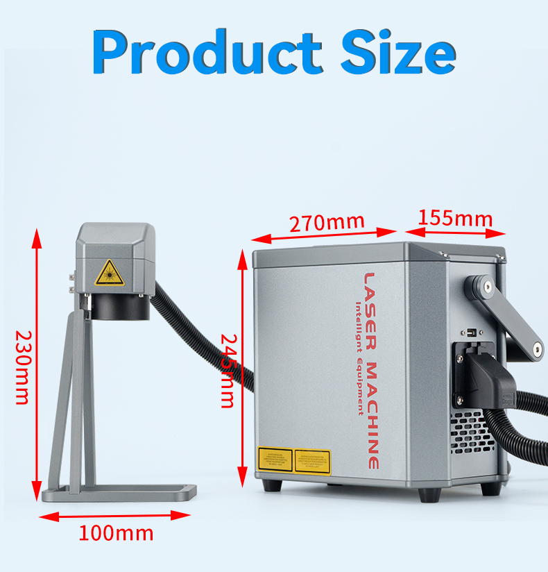 DMX Fiber Handheld Laser Engra – обзор и цена Industrial Handheld Laser Printer