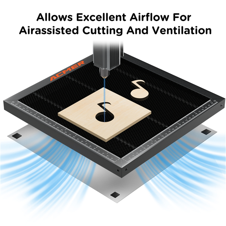 ACMER Honeycomb Panel Laser Wo – обзор и цена Laser Engraving Software