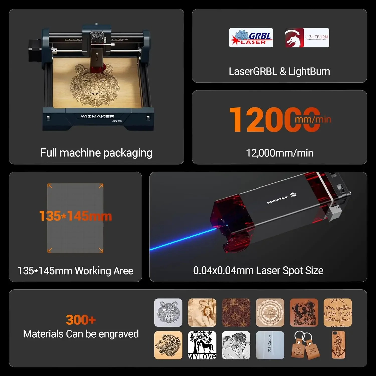 WIZMAKER WAND MINI DIY Laser E – обзор и цена Laser Engraving Software