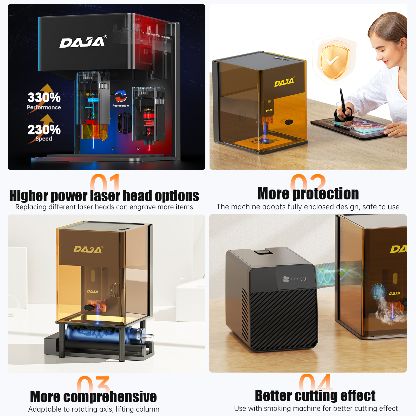 DAJA DJ6 Pro Mini Laser Engrav – обзор и цена Laser Engraving Software
