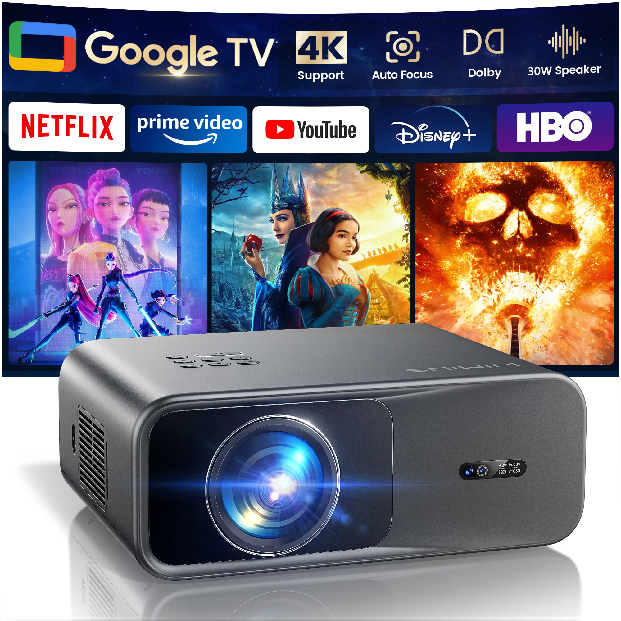 WIMIUS 1200 ANSI Projector 4K  – обзор и цена Industrial Laser Projection
