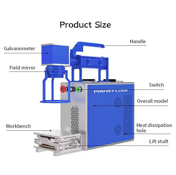 20W/30W/50W S4 Fiber Laser Mar – обзор и цена Industrial Laser Engraving Machine For Metal