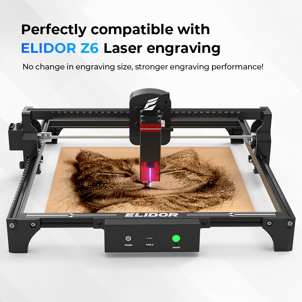 ELIDOR Z6 6W/12W Laser Module  – обзор и цена Laser Engraving Software