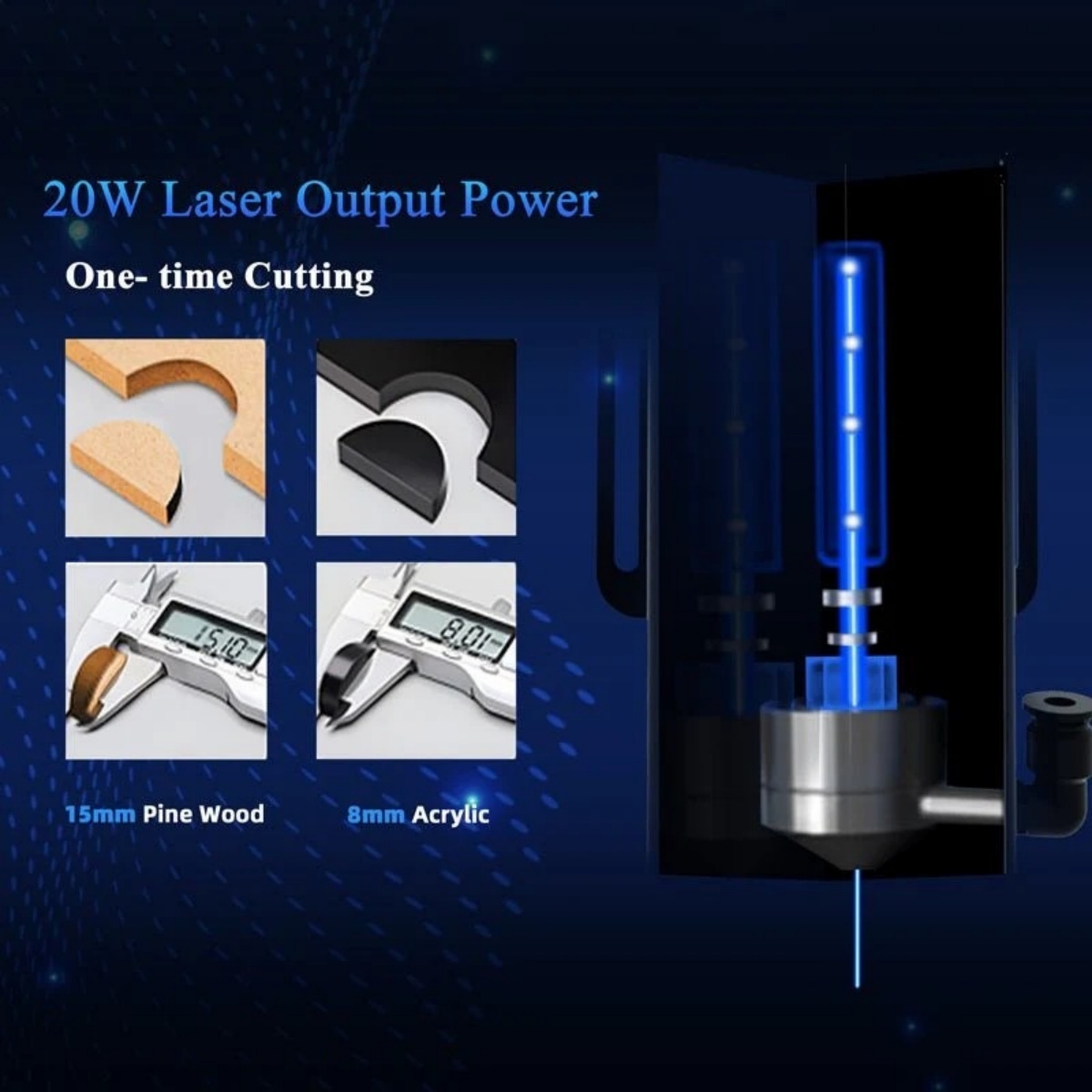 Longer RAY5 20W Laser Engraver – обзор и цена Diode Laser Module