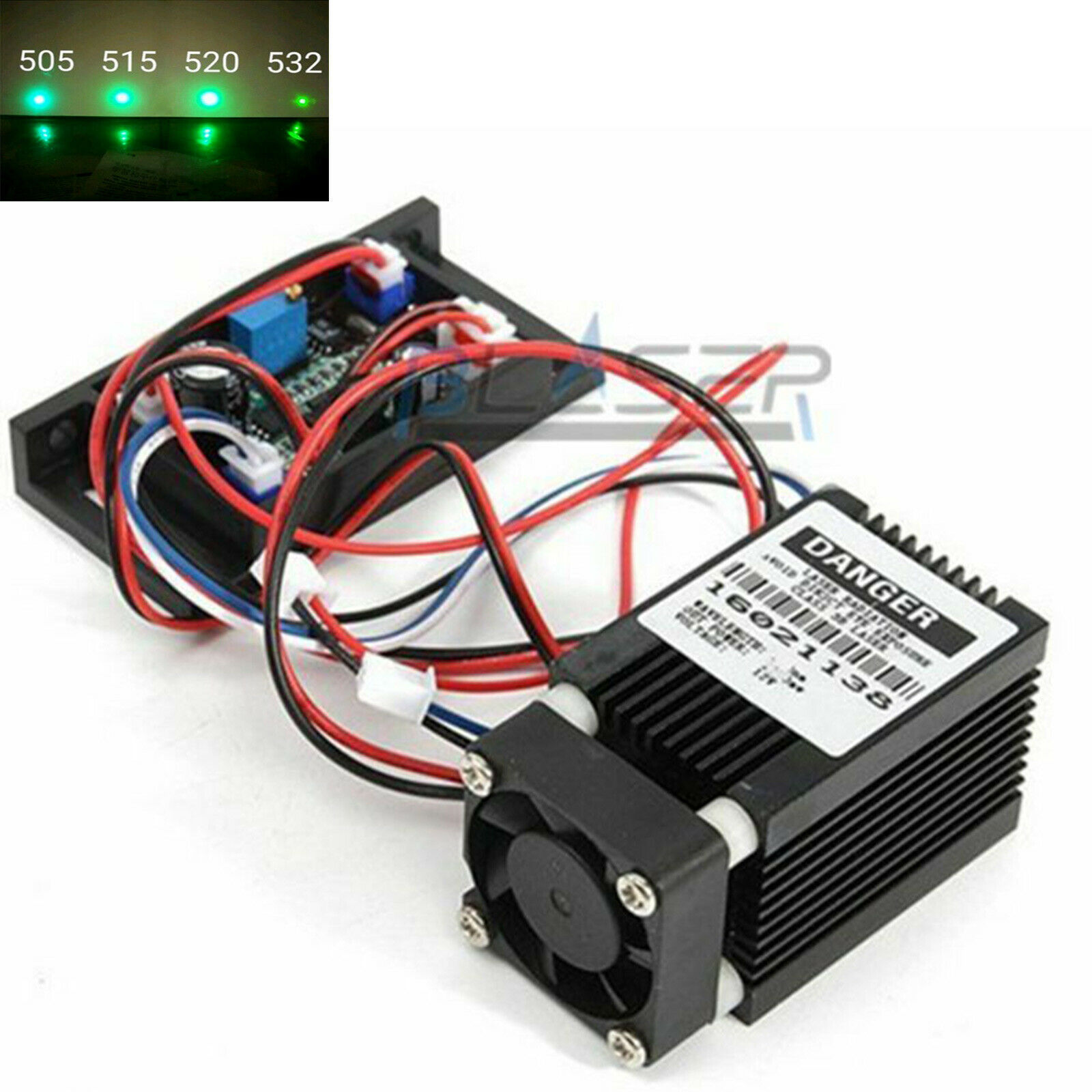 Focusable 520nm 100mW Grass Gr – обзор и цена Diode Laser Module