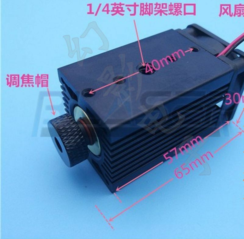 Focusable 520nm 100mW Grass Gr – обзор и цена Diode Laser Module