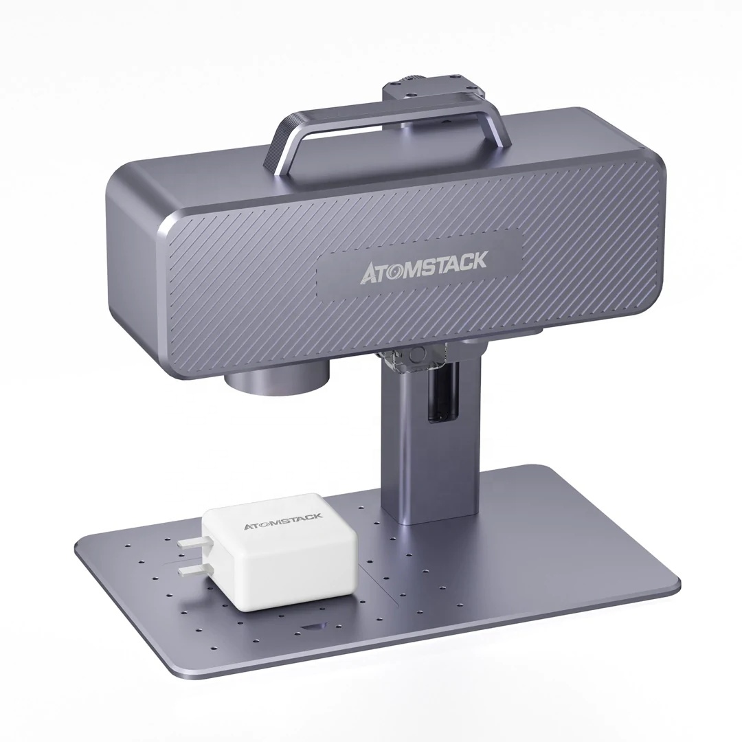 ATOMSTACK M4 Desktop Mini Hand – обзор и цена Industrial Laser Engraving Machine For Metal