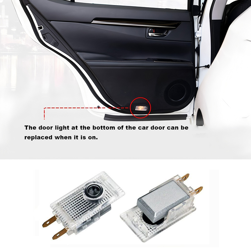 2pcs Led Car Door Welcome Ligh – обзор и цена Industrial Laser Projection